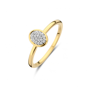 Bico Briljant ring Juno 0.08 crt H/Si ovaal