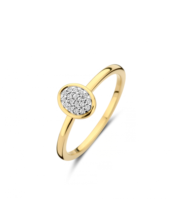 Bico Briljant ring Juno 0.08 crt H/Si ovaal